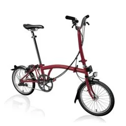 Brompton C-Line Explore 6-G Dynamo Teleskop House Red 2023 - Faltrad