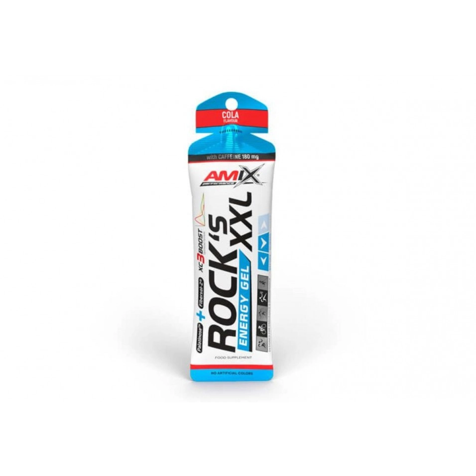 Gel Amix Rock's Energy Gel XXL Con Cafeína 65g 3 Gel Amix Rock's Energy Gel XXL Con Cafeína 65g