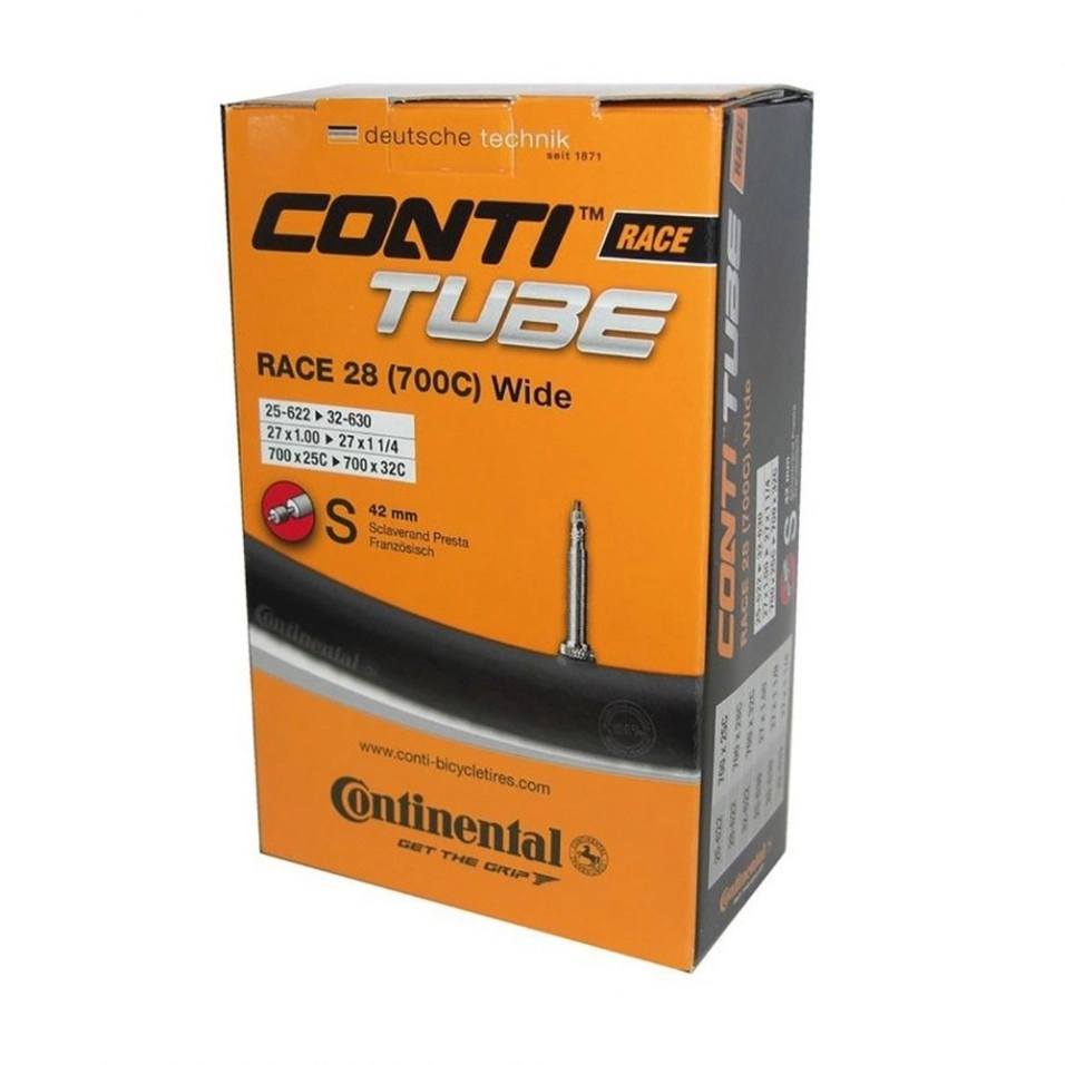 Cámara Continental Race 28 (700c) Wide Presta 42mm 3 Cámara Continental Race 28 (700c) Wide Presta 42mm