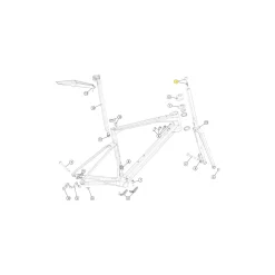 Tapa Superior Horquilla BMC Disco Carbono ICS